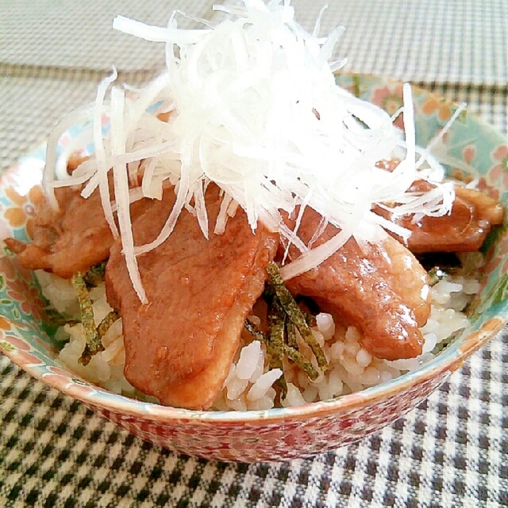 鴨肉でどんぶり☆鴨丼☆